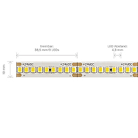 Vorschau: 10,85W/m HE PRO LED-Streifen 2700K 5m -Abverkaufsartikel-