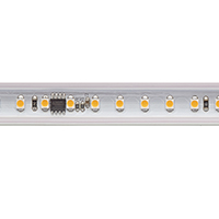 14W/m Hochvolt LED-Streifen 3000K 10m 72LED/m IP65 230V 1230lm/m Ra90 Set inkl. Endkappe