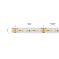 Vorschau: 9,6W/m Farbige LED-Streifen 2700-6500K 5m -Abverkaufsartikel-