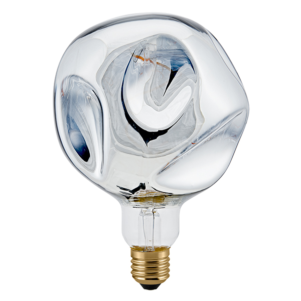 4W Giant Ball silber metallic E27 75lm 1800K dim