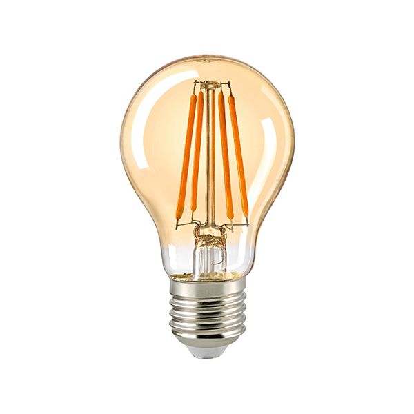 7W Normale Filament gold E27 720lm 2500K dim