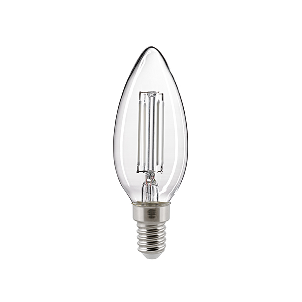 2,8W Kerze Filament Snow klar E14 250lm 2700K dim