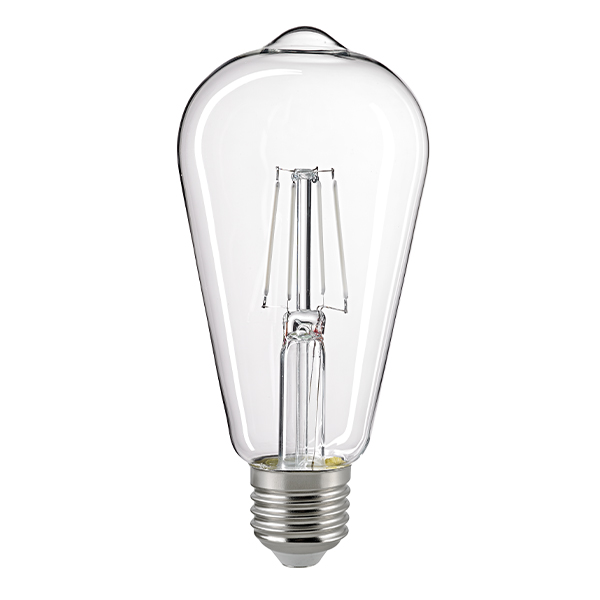 7W Edison Filament Snow klar E27 806lm 2700K dim