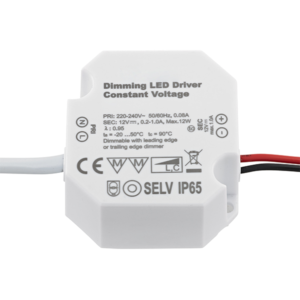 Netzteil Powerline Micro Triac 12W 24VDC 50x48x24mm 0,08A IP65