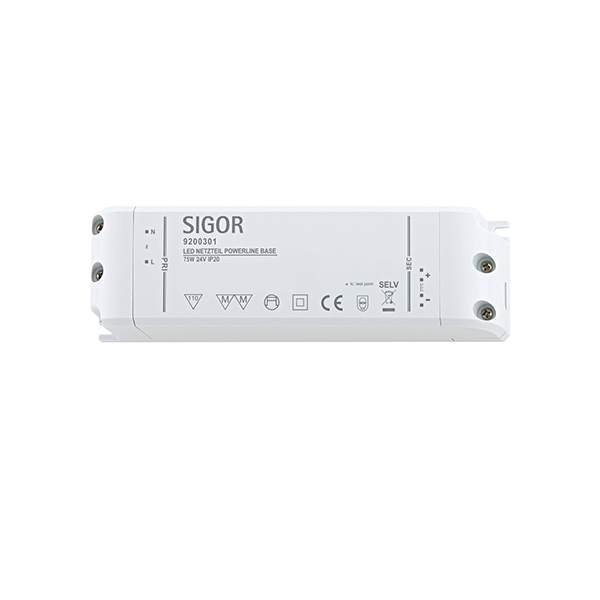 Powerline Treiber Base 75W 24VDC 180x52x30 3,13A IP20