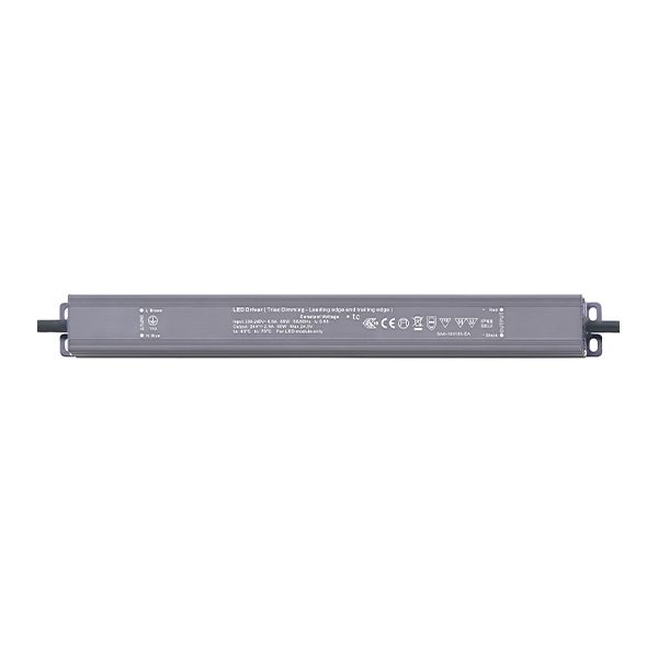 Netzteil Powerline Triac Slim Outdoor 60W 24V 300x70x22mm 2,5A IP66