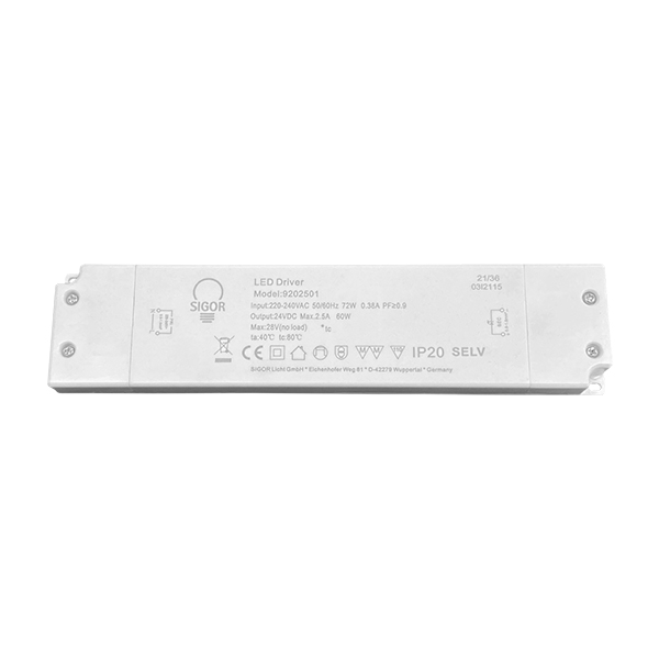 Powerline Treiber Super Slim 60W 24VDC Indoor -Abverkaufsartikel-