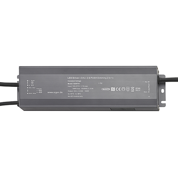 Powerline Treiber Outdoor DALI-2 60W 24V 200x78x25mm 2,5A IP66