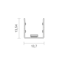 Vorschau: 0,5m Profil 13 ART OMNI/TOP biegbar