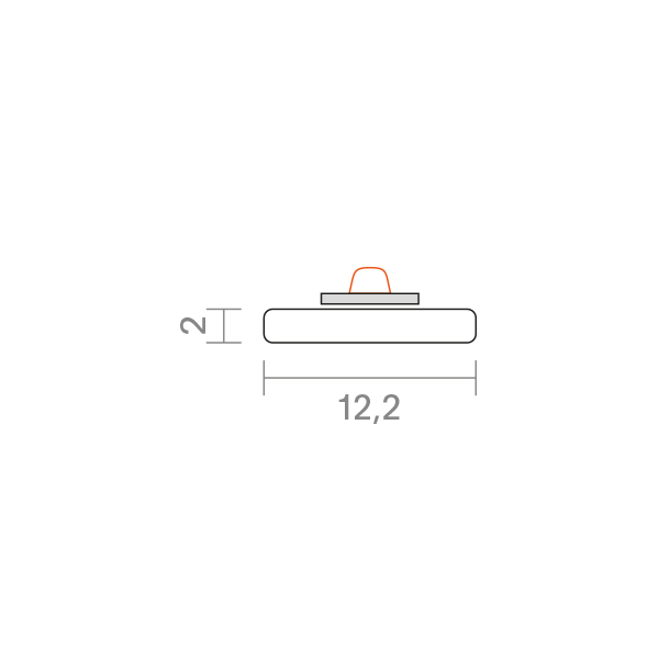 2m Alu-Kühlschiene 12